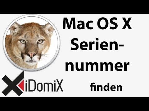 Die Seriennummer unter Mac OS X schnell herausfinden