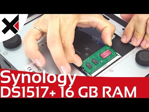 Synology DiskStation DS1517+ mit 16 GB RAM aufrüsten | iDomiX