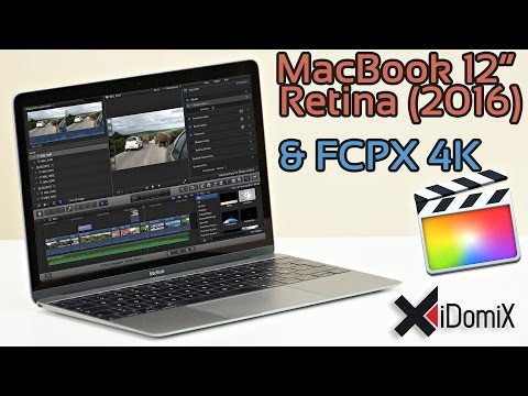 MacBook 12&quot; Retina (2016) FCPX 4K Videobearbeitung | iDomiX