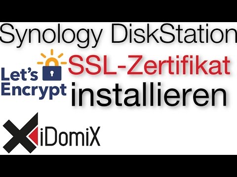 Synology DiskStation Let&#039;s Encrypt SSL Zertifikat installieren DSM 6 0 Beta 2