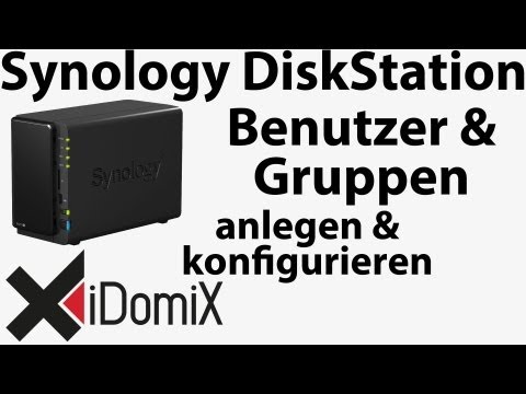 Synology DiskStation Benutzer Gruppen und Benutzer Home erstellen einrichten