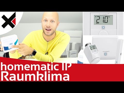 Homematic IP Raumklima Überblick und Einrichten Wandthermostat Wandtaster