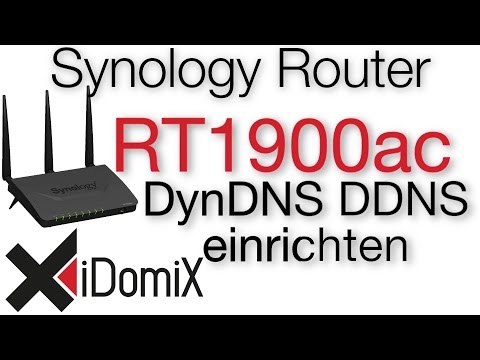 Synology Router RT1900ac DDNS Dynamic DNS einrichten Zugriff über das Internet