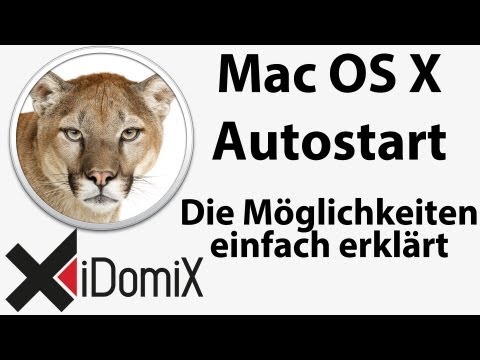 Mac OS X Autostart, Startup-Items, Fehlerbehebung Teil 15 Umsteiger / Einsteiger / Switcher