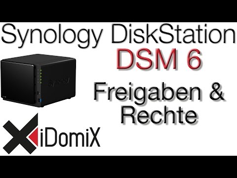 Synology DiskStation DSM 6 Freigaben Berechtigungen Unterordner Zugriffsrechte einrichten