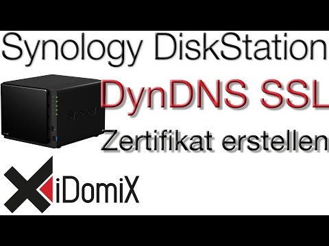 Synology DiskStation Gültiges DynDNS SSL Zertifikat erstellen