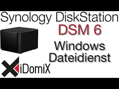 Synology DiskStation DSM 6 Windows Dateidienst einrichten