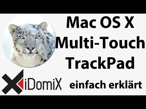 Mac OS X MultiTouch Trackpad Teil 5 Umsteiger / Einsteiger / Switcher