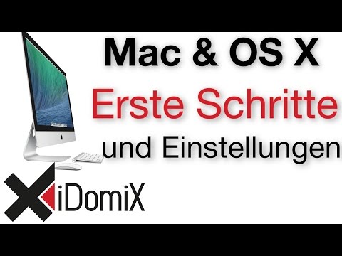 Erste Schritte und Einstellungen auf einem neuen Mac Computer OS X El Capitan