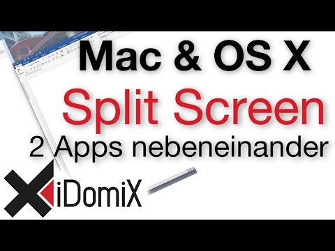 Mac El Capitan Split Screen zwei Apps nebeneinander