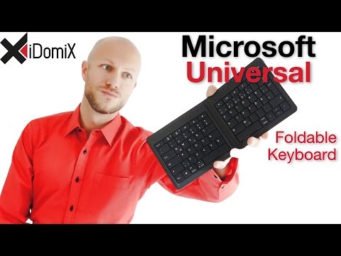 Microsoft Universal Foldable Keyboard | German/Deutsch 4K | iDomiX