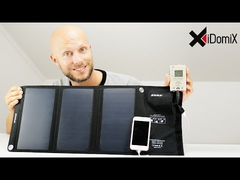 SNAN 21W Solarladegerät mit Dual USB Review | iDomiX