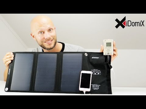 SNAN 21W Solarladegerät mit Dual USB Review | iDomiX