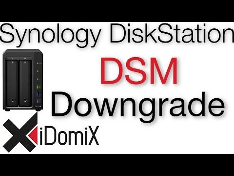 Synology DiskStation DSM Downgrade durchführen