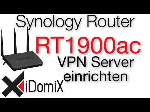 Synology Router RT1900ac VPN Server einrichten Verbindung aufbauen