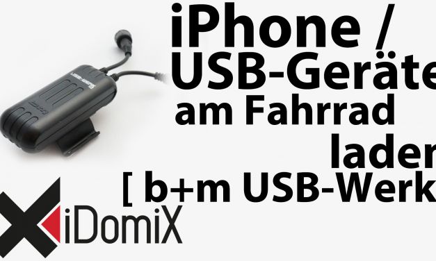 #227 iPhone, USB-Geräte, Smartphone am Fahrrad laden [ b+m USB-Werk ]