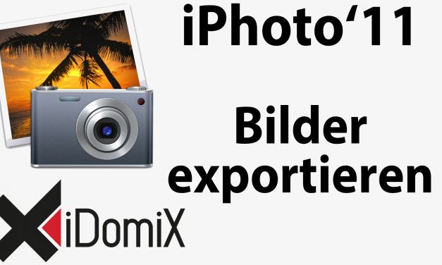 #242 iPhoto Fotos exportieren (Einstellungen und Erklärung)