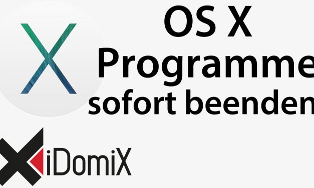 #245 OS X Programme sofort beenden