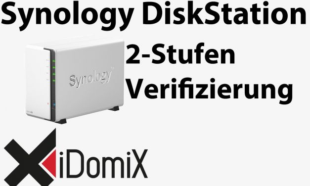 2-Stufen Verifizierung bei der Synology DiskStation aktivieren