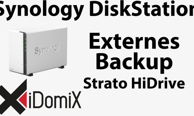 Synology DiskStation Backup in die Cloud (Strato HiDrive)