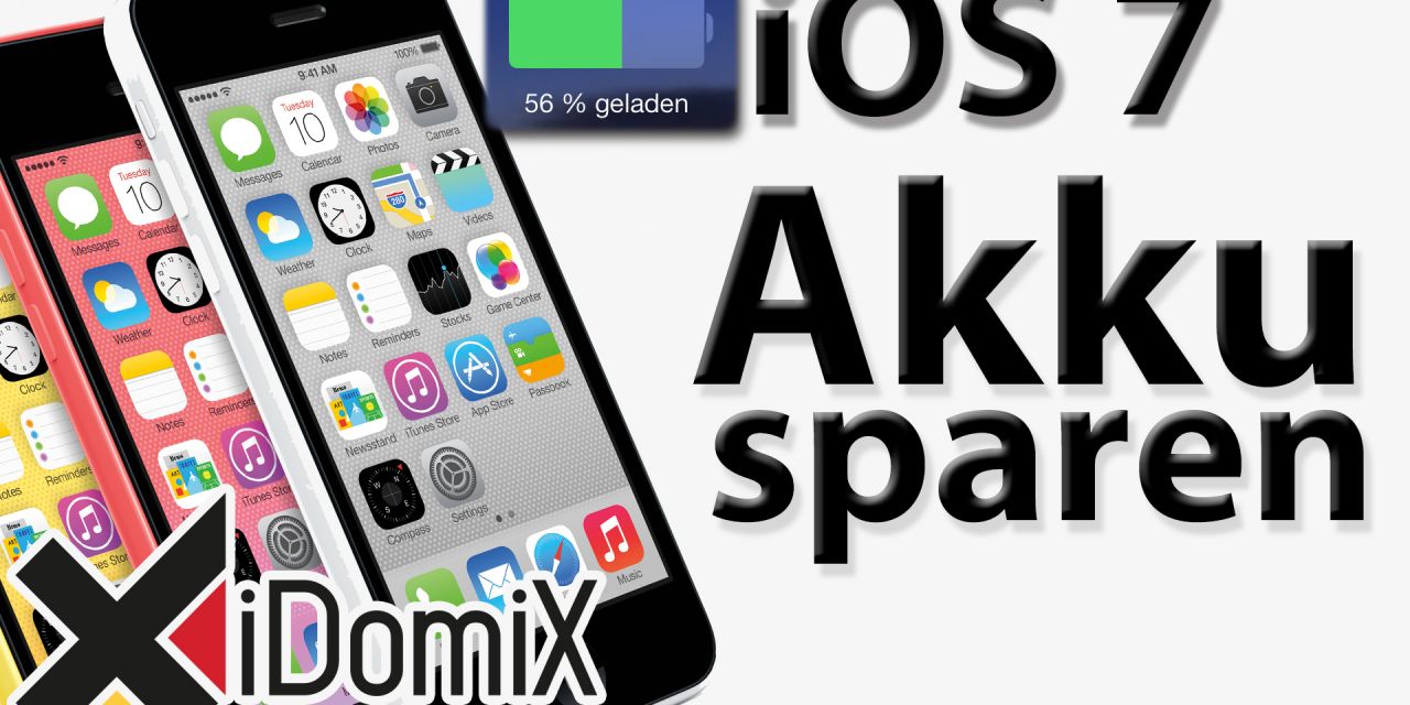 iOS 7 Akku sparen