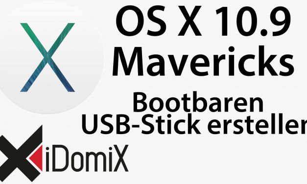 OS X Mavericks Bootfähigen USB-Stick erstellen
