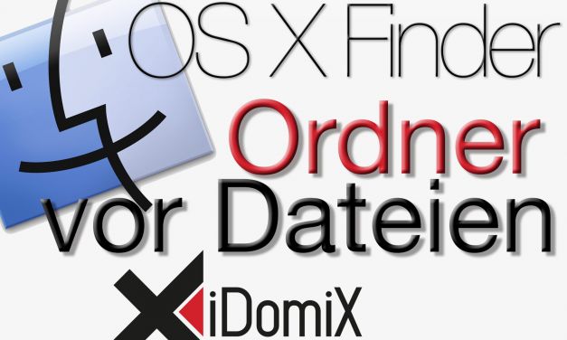 Finder – Ordner vor Dateien anzeigen