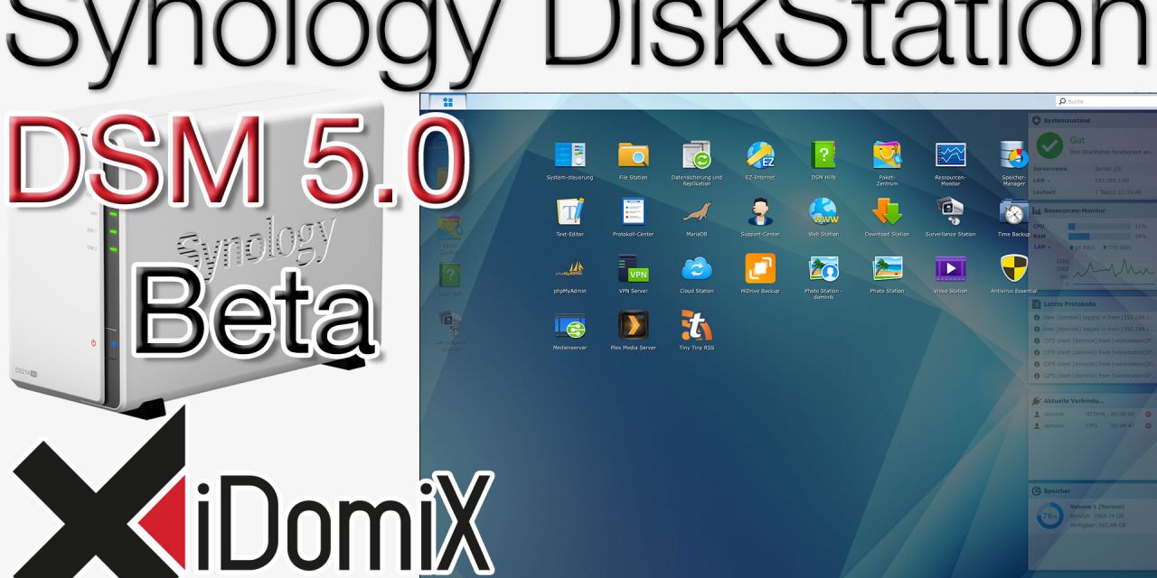 Synology DiskStation DSM 5.0 Beta kurzer Überblick