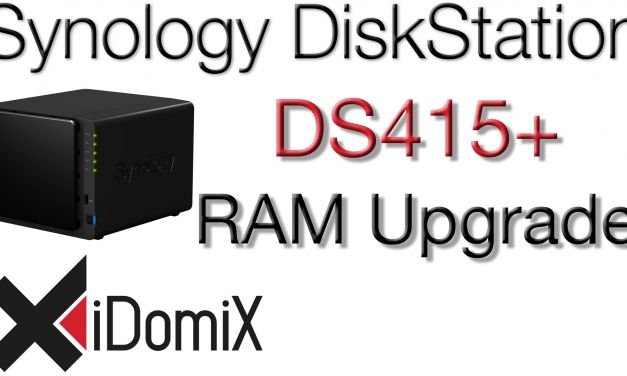 Synology DiskStation DS415+ RAM Upgrade