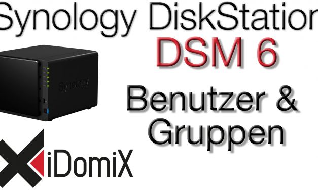 Synology DiskStation DSM 6 Benutzer und Gruppen einrichten