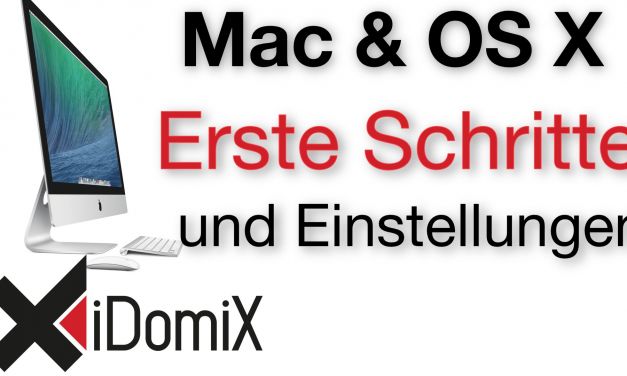Erste Schritte und Einstellungen auf einem neuen Mac Computer OS X El Capitan