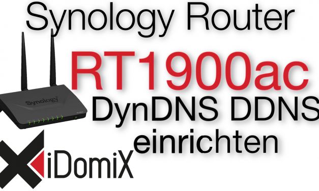 Synology Router RT1900ac DDNS Dynamic DNS einrichten Zugriff über das Internet