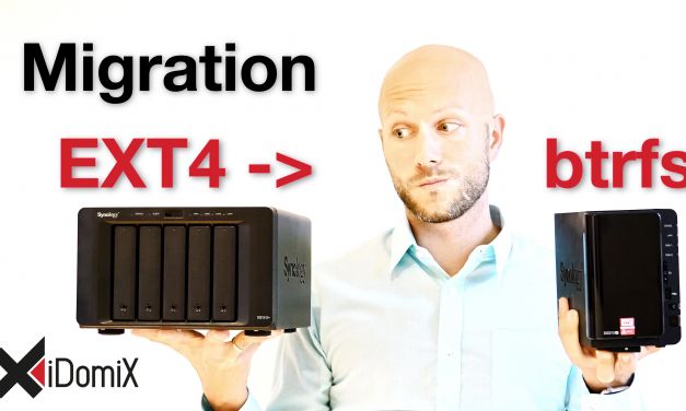 Meine Migration zu btrfs von EXT4 der Synology DiskStation
