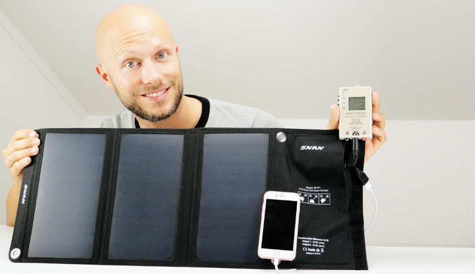 SNAN 21W Solarladegerät mit Dual USB Review