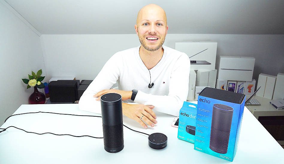 Amazon Echo &  Echo Dot Alexa ausgepackt & ausprobiert