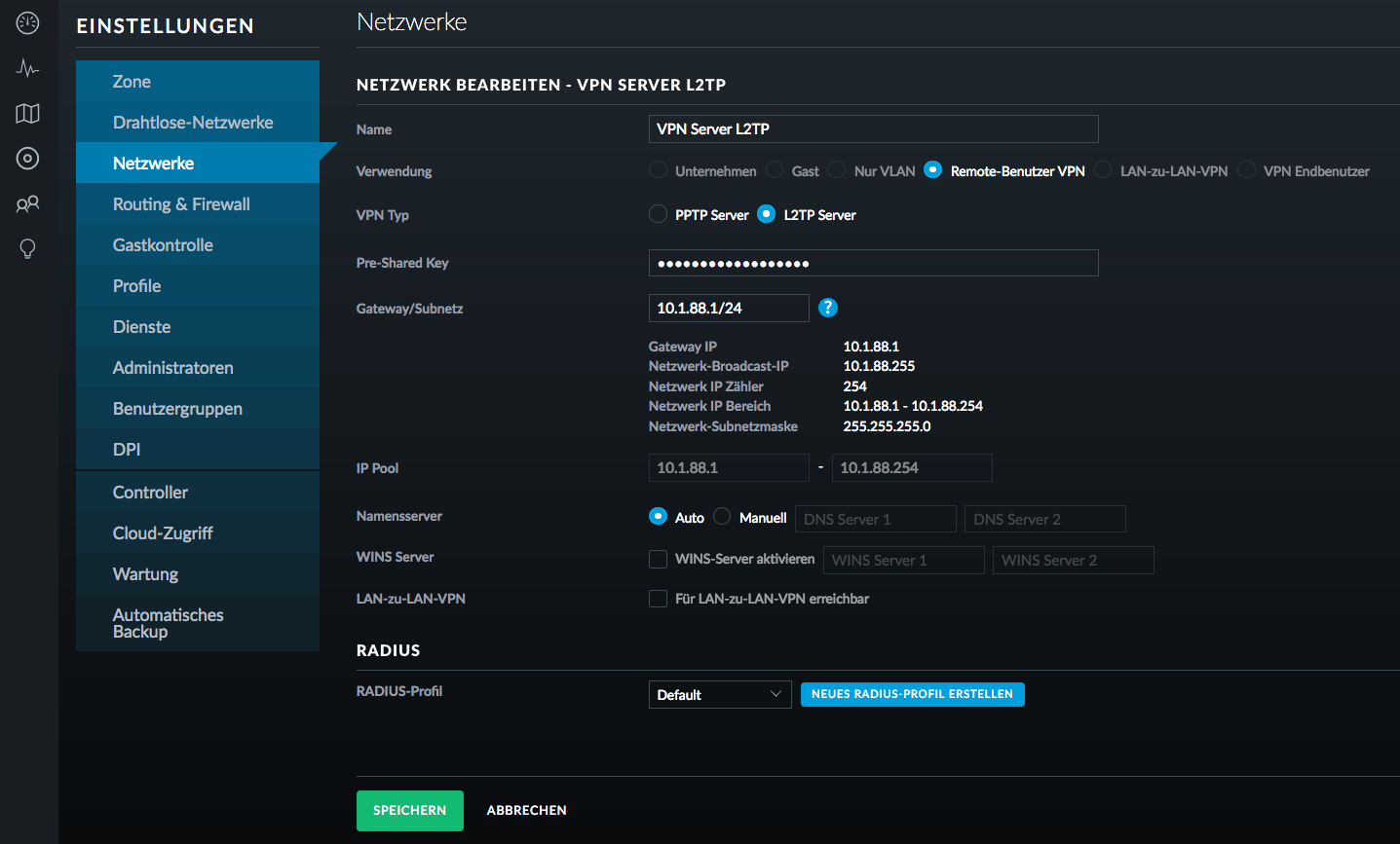 Dns control. UNIFI USG Pro 4.