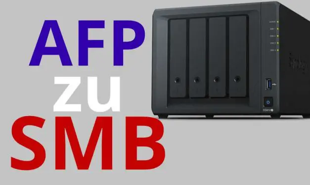 macOS AFP auf SMB zu DiskStation umstellen + SMB Time Machine Backup